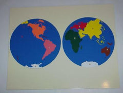 Puzzle Map of the World Parts