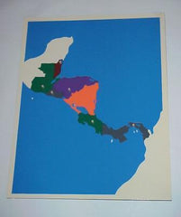 Puzzle Map of Central America