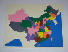 Puzzle Map of China