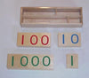 Large Wooden Number Cards 0-9000