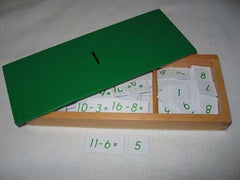 Subtraction equations & differences with box