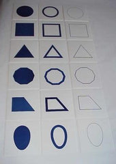 Cards for Geometric Cabinet